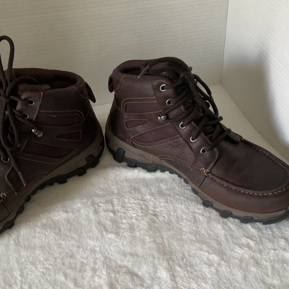 Rockport Brown real leather Moc-Toe Hiking Boots - Picture 5 of 5